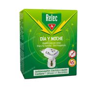 Relec Appareil Anti-moustiques Jour et Nuit Diffuseur + 1 Recharge