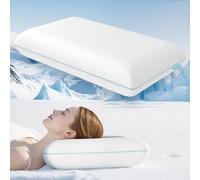 Releep Oreiller Moelleux rafraîchissant, 40x60 Oreiller en Mousse à mémoire de Forme