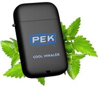 Relevantdo - Bâton nasal Pek Pro 2.0 - Barre parfumée portable à double trou - Barre parfumée de voyage à double pointe - Parfum énergisant de menthe fraîche avec couvercle à rabat (saveur menthe)