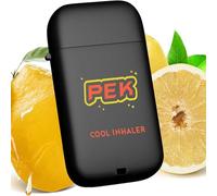 Relevantdo - Bâton nasal Pek Pro 2.0 - Barre parfumée portable à double trou - Barre parfumée de voyage à double pointe - Parfum énergisant à la menthe fraîche avec couvercle à rabat (pomelo)