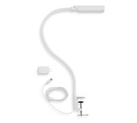 Reliable UberLight Flex 3100TL Lampe de bureau LED portable avec pince de serrage, connexion USB, col de cygne flexible de 270 °, tête rotative à 9 niveaux d'éclairage et jusqu'à 60 000 heures