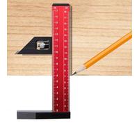 Reliable Workshop Companion: Engineered for precision, this height measuring ruler supports a 0-180 millimeter scale that ensures dependable readings for table saw setups, empowering craftsmen to main