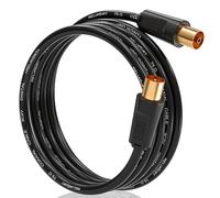RELIAGINT RL Flex câble d'antenne TV câble d'extension conducteur en cuivre faible perte haut débit DVB-T DVB-T2 DVB-C DVB-S DVB-S2 1M MF