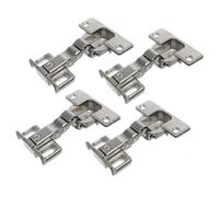 Reliapart Hettich Lot de 4 charnières de porte intégrées pour réfrigérateur congélateur 35 mm avec plaque de distance de 3 mm pour superpositions de 13 à 18 mm, 4 trous, charge de 15 kg, remplacement