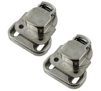 Reliapart Lot de 2 charnières de porte de placard de machine à laver compatibles avec Candy, Hoover - Appareils intégrés de rechange pour les modèles y compris CDB115-80, CI835TP, CIW100TUK Numéro de