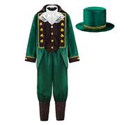 ReliBeauty Déguisement Leprechaun Enfant Garçon Costume pour Jour de la Saint Patrick 3-4ans, 100