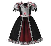 ReliBeauty Déguisement Poupée Effrayante Cassée Fille Costume Horreur Poupée pour Halloween Carnaval,150