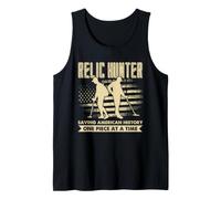 Relic Hunter Détecteur de métaux de l'histoire américaine Débardeur