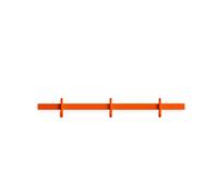 String Furniture Porte-crochets Relief 41cm orange lxHxP 41x5,2x4,7cm