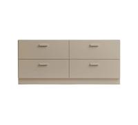 Relief Commode Relief bas sur socle 123x46.6 cm beige