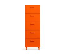 Relief Commode Relief haut sur pieds 41x115 cm orange