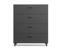 Relief Commode Relief large sur pieds 82x92.2 cm gris