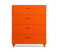 Relief Commode Relief large sur pieds 82x92.2 cm orange
