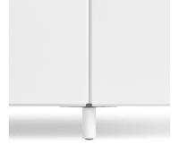 Relief Pied de connexion Relief lot de 2 Blanc