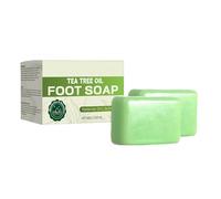 Relief Soap Bar, 2025 New Tea Tree Oil Soap, Foot & Body Bar, Cleansing Soaps - Formula à base d'huile de thé, nettoyant pour le corps à l'arbre à thé, pour une peau saine, arôme de thé agréable