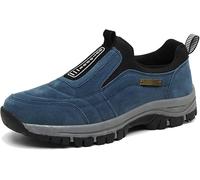 Relieffoot Walking Shoes for Men, Relieffoot Orthopedic Shoes, Men's Comfortable Waterproof Breathable Orthopedic Walking Shoes Hiking Shoes(Blue,46)