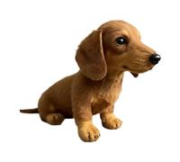 Reliefs Dckhund Toy Cuddly - Toy Dog émotionnel | T0y câlin câblé | Le stress soulagé ressemble à un chien pour les fans de sac à dos, à la maison, voyages, anniversaires, le lieu de travail,