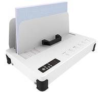 Relieuse à chaud électrique performante - Capacité 500 feuilles - Reliure automatique pour documents A4 et contrats - Perforation manuelle - 300 W