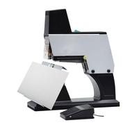 Relieuse à Cheval Automatique, agrafeuse électrique de Bureau avec 9 réglages de Force et de Profondeur de Reliure, agrafeuse à piqûre à Cheval A3 avec Protection Anti-bourrage