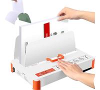 Relieuse à documents - Colle thermofusible - 50 mm d'épaisseur - Capacité de 500 feuilles - Réglage de la température à 3 niveaux pour les appels d'offres et rapports