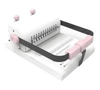 Relieuse A4 | Capacité de perforation de 20 feuilles avec règle d'extension et réglage de la pression des anneaux | pour l'organisation de documents et la fabrication de blocs-notes