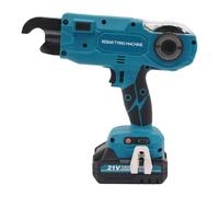 Relieuse automatique de 6 à 25 mm, capacité de la batterie 21 V 1,5 Ah | Relieuse sans fil avec ciseaux, boîte à outils, connecteur d'armature, machine de reliure pour chantiers de construction