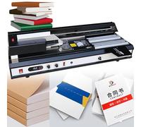 Relieuse Automatique sans Fil pour Cahiers D'Appel D'Offres A4, 40 Mm, avec Colle Thermofusible, Rendement : 220 Livres/Heure, sans Fraisage, Rayon de Dos RéGlable