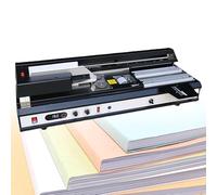 Relieuse électrique à colle chaude avec dissolvant et cutter en aluminium, coin réglable pour documents, contrats, livres, factures