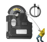 Relieuse électrique portable automatique avec crochet - 170 g, rechargeable via USB 1000 utilisations | Dispositif pour la filature rapide des hameçons pour pêcheurs d'eau salée, d'eau et à