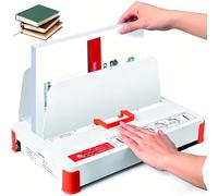 Relieuse électrique thermique de 50 mm avec chauffage en céramique pour rapports et contrats de bureau, 3 réglages de température, idéale pour la reliure de documents
