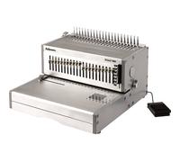 Fellowes Orion-E 500 Perforelieur électrique avec anneaux plastique Gris clair