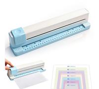 Relieuse Manuelle 30 Trous, Perforatrice De Bureau Portable, Multifonction Relieuse Format, Perforeuse Papier, Für Bureau Et Scolaire A4/30, B5/26, A5/22, B6/18, A6/16, B7/14 Et A7/12(Bleu)