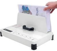 Relieuse pour documents A3/A4/A5/A6, chauffage en céramique PTC, relie jusqu'à 50 mm d'épaisseur, 3 réglages de chauffage, reliure thermique pour la maison ou le bureau