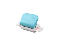 Relieuse Punch à 6 trous Punch Punch Handhed Metal Hole Puncher Capacité de 6 mm pour A4 A5 B5 pour la liaison du journaliste du carnet Perforelieuse(Green)