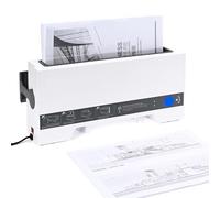 Relieuse thermique de 30,5 cm, format A4 avec 15 reliures de livre pour bricolage, carnet de notes, journal, photo, documents, fonction de refroidissement intégrée