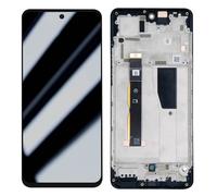 Relife Bloc complet pour Motorola G84 5G — Écran LCD, vitre tactile et châssis — Noir