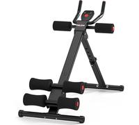 RELIFE REBUILD YOUR LIFE Machine d'Abdominaux Entraîneur Pliable Banc Abdos Inclinable Équipement de Musculation pour Gym à Domicile Fitness Multifonction Abdos Cuisses Fessiers Home Gym
