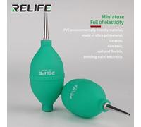 Relife Rl-043a 2 En 1 Réparation De Téléphone Nettoyeur De Poussière Souffleur D'air Balle Livres De Poussière Stylo Pour Téléphone Pcb Pc Clavier Objectif De L'appareil Photo Livres - Type Green