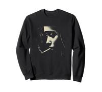 Religieuse fumante avec Cigarette Visage de fumée surréaliste Sweatshirt