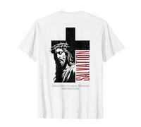 Religieux Chrétien Foi Jésus Croix Salut Esthétique T-Shirt