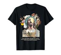 Religieux Chrétien Jésus Abstrait Boho Art Graphique Dieu T-Shirt