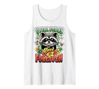 Religieux Chrétien Raton Laveur Encore Sauvage Juste Débardeur