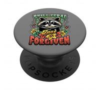 Religieux Chrétien Raton Laveur Encore Sauvage Juste PopSockets PopGrip Adhésif