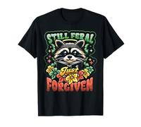 Religieux Chrétien Raton Laveur Encore Sauvage Juste T-Shirt