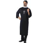 Religieux Figure Vicaires Nonne Priest Pope Rabbi Homme Adulte Déguisement Robe