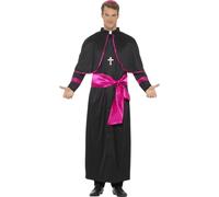 Religieux Figure Vicaires Nonne Priest Pope Rabbi Homme Adulte Déguisement Robe