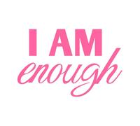 religieux je suis assez Stickers artistiques en vinyle 57.6x89.1cm Culture du tatouage Rose