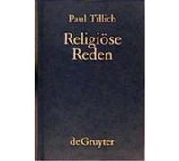 Religiöse Reden Tillich, Paul (Auteur)
