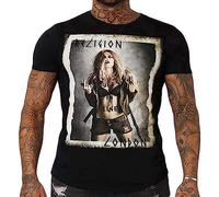 Religion Clothing Mens T-Shirt Get in Line 19BGLF30 Black New Size XL