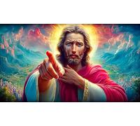 Religion de Jésus 1000 pièces Puzzle Défi de Jeu éducatif Papier recyclé Cadeau Amusant & Activité Maison pour Adultes et Enfants de 12+ Ans 38x26cm/1000pcs